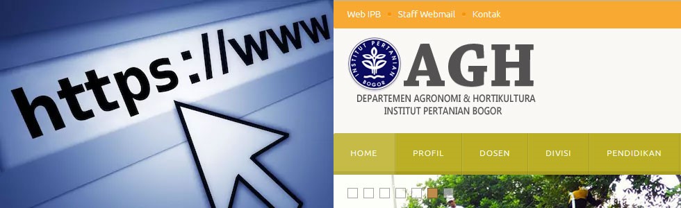 Website Departemen AGH Sabet Rangking III Dalam Lomba Website Tingkat Departemen di IPB Tahun 2017