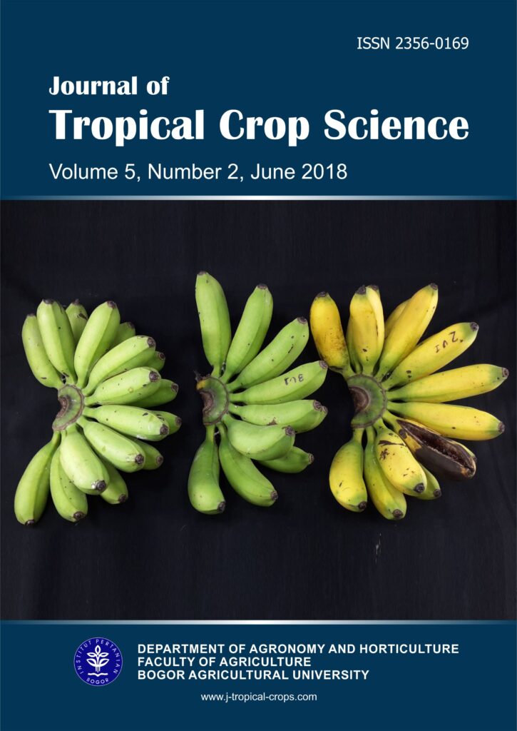 Telah Terbit Online - Journal of Tropical Crop Science (JTCS) – Vol. 5 No. 2, 2018