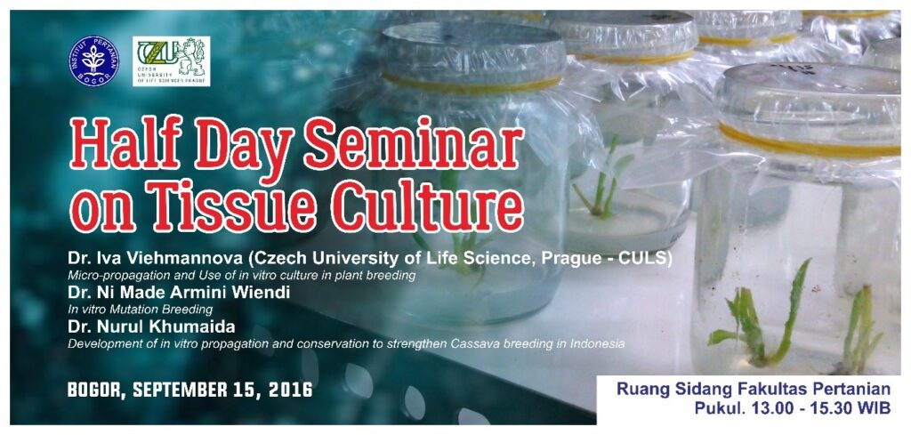 Half Day Seminar on Tissue Culture