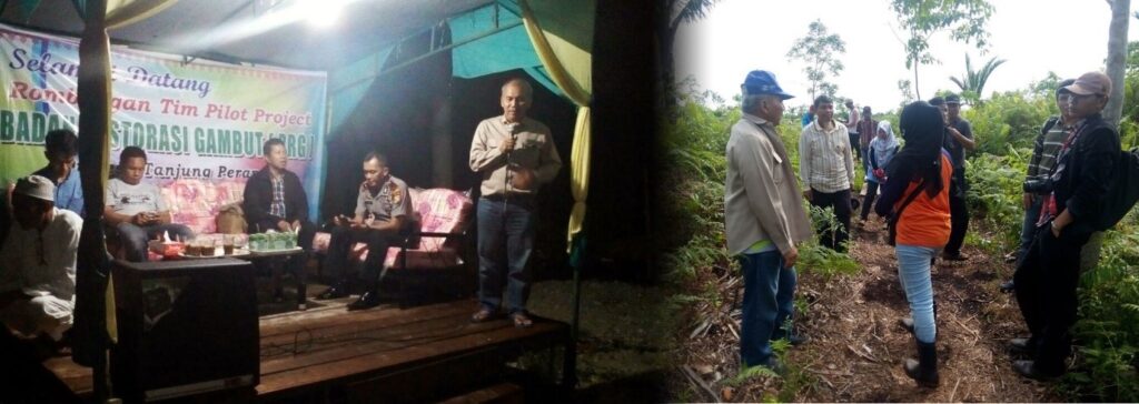 Prof. H. M. H. Bintoro Galakkan Pertanian Berbasis Sagu di Tanjung Peranap, Riau