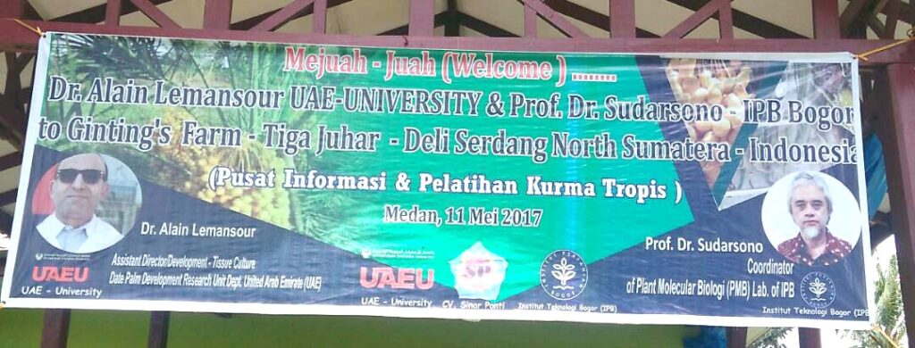 Prof. Sudarsono Menjadi Narasumber Workshop Kurma Tropika di Medan, Sumatera Utara
