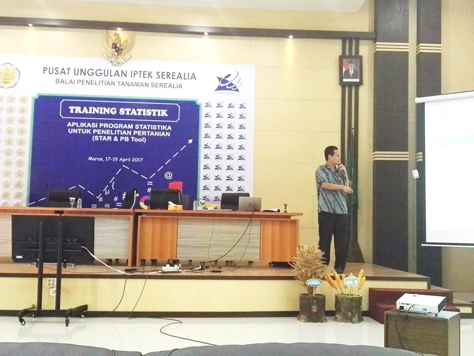 Dr. Willy Bayuardi Suwarno Menjadi Narasumber Pelatihan Analisis Data Penelitian Pertanian di Balitsereal