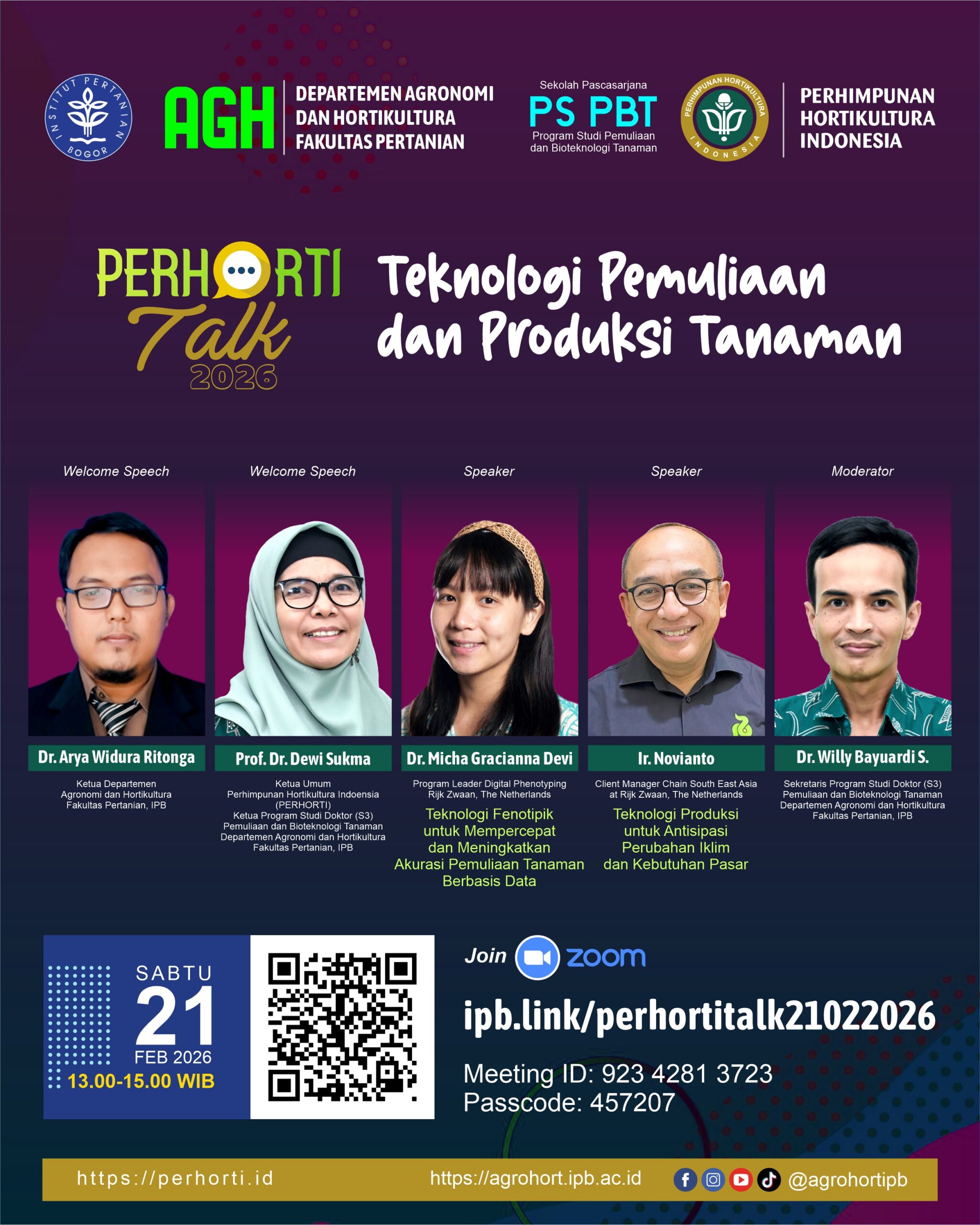 PERHORTI Talks