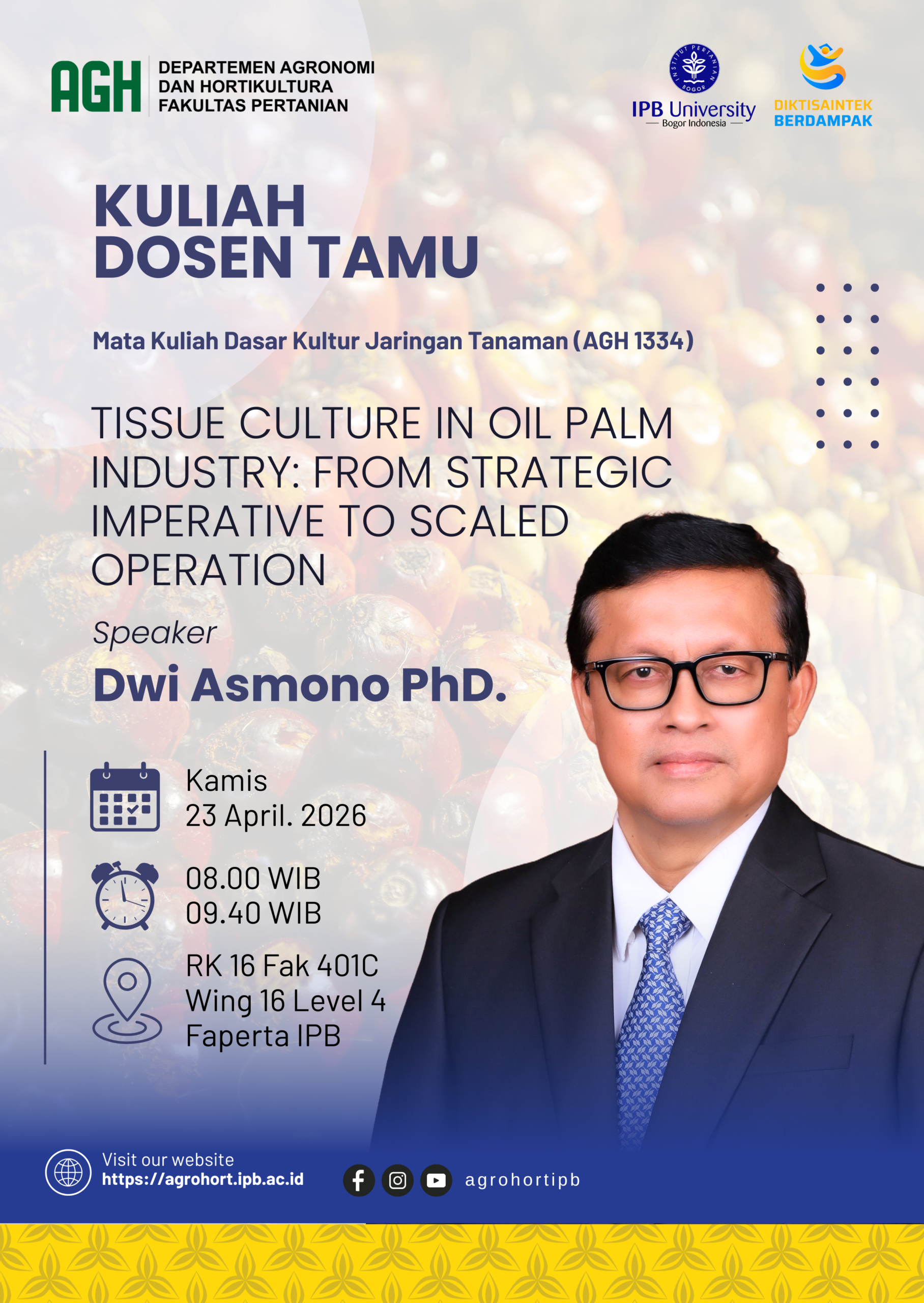 Dwi Asmono PhD.